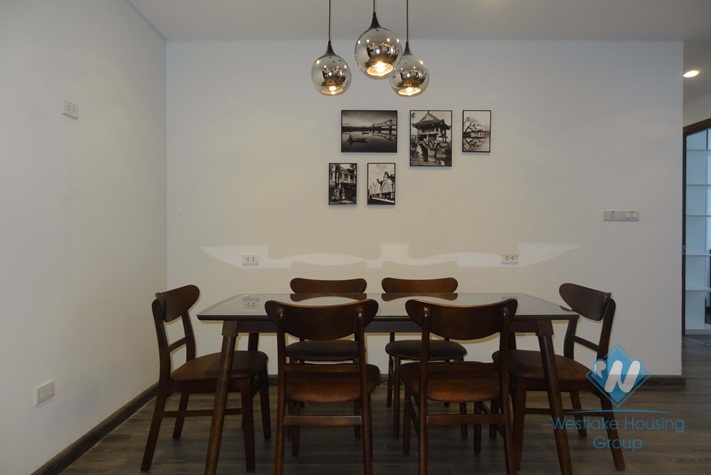 High floor three bedrooms apartment for rent in new building Hong Kong Tower, Ha Noi